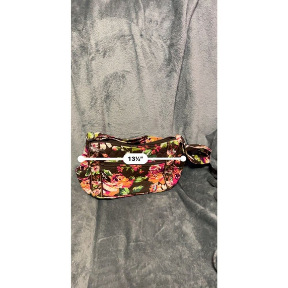 Vera Bradley English Rose Quilted Crossbody Bag - Picture 8 of 8